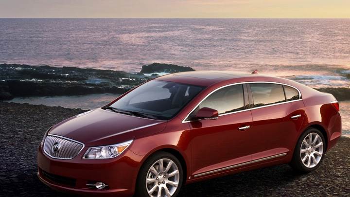 2010 Buick LaCrosse CXS In Red Near Sea Side